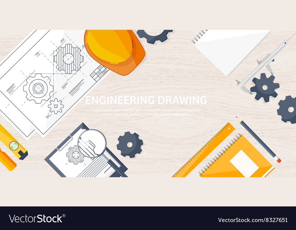 Engineering and architecture Royalty Free Vector Image
