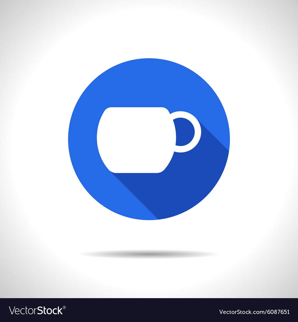 Flat color cups on shelf set
