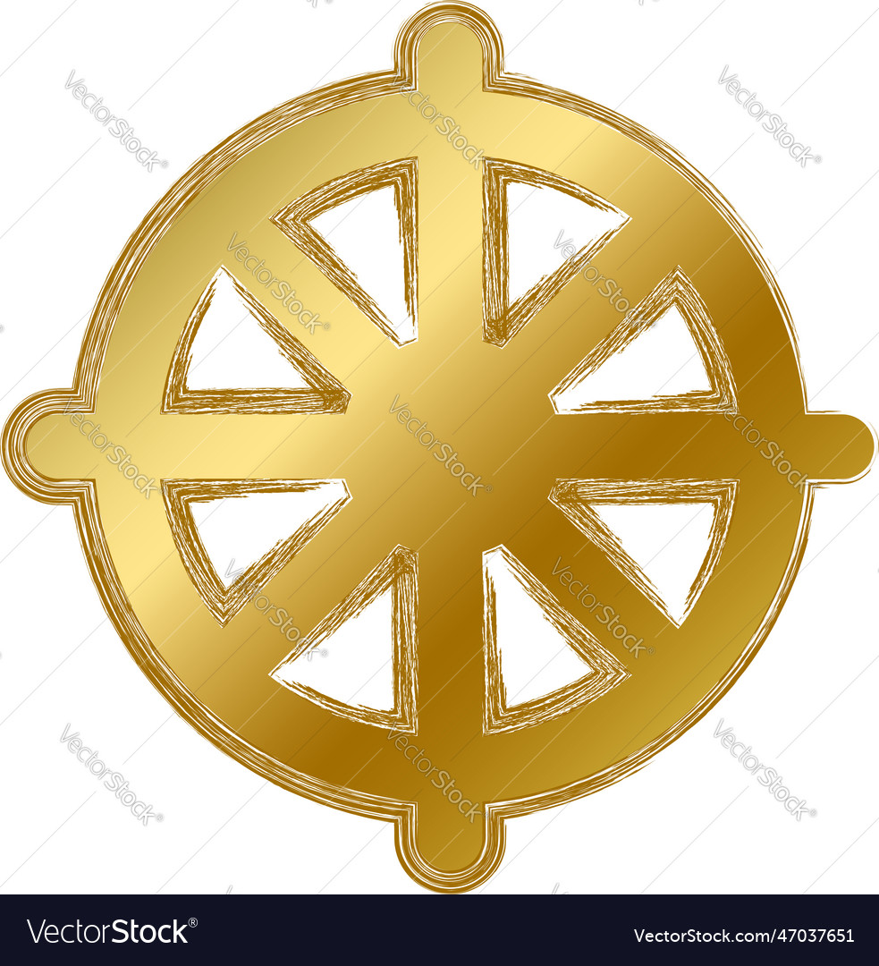 Grunge gold religion buddhism mystical symbol