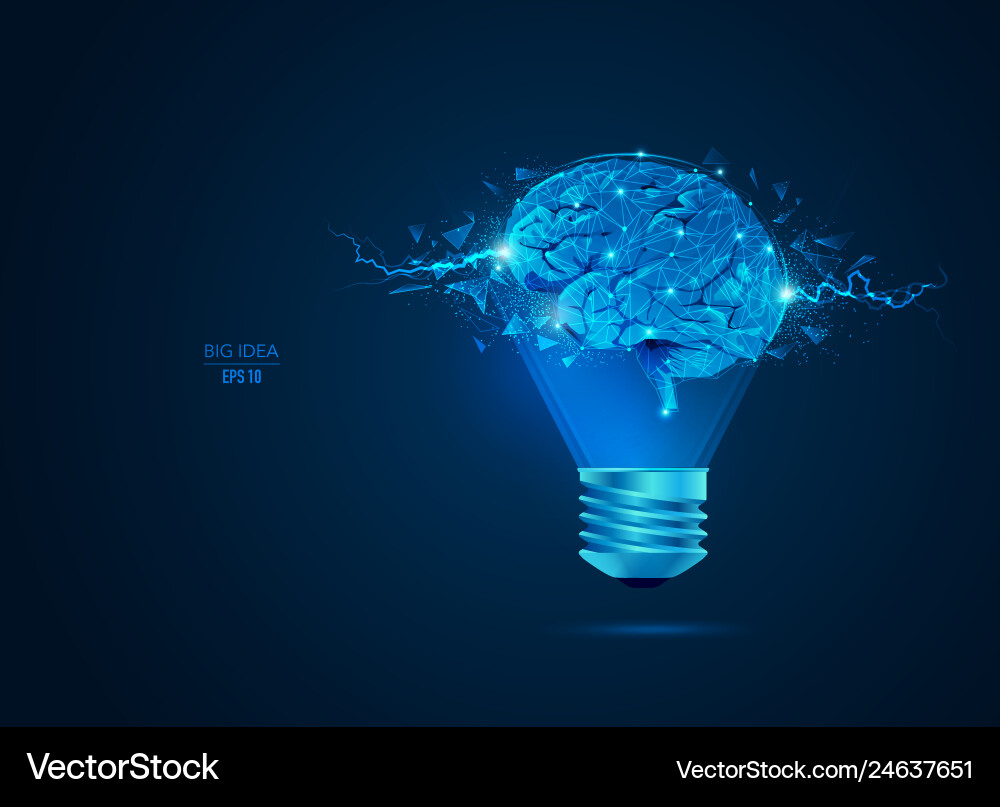 Idea bulb Royalty Free Vector Image - VectorStock