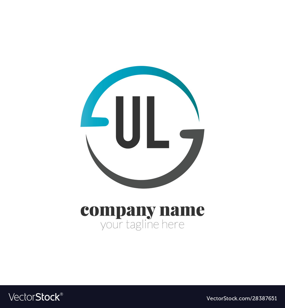 Initial letter creative circle logo concept