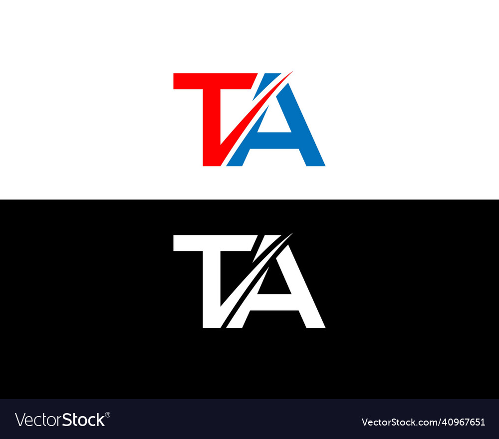 Letter ta logo icon unique design