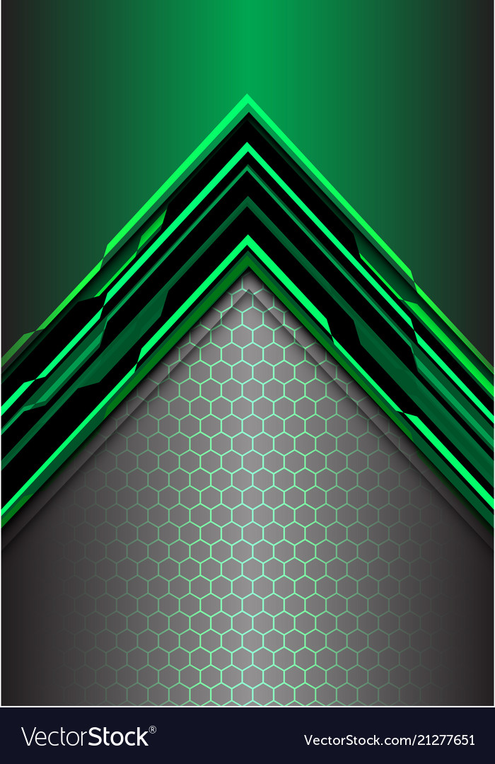 Moderne grüne Pfeil Mesh