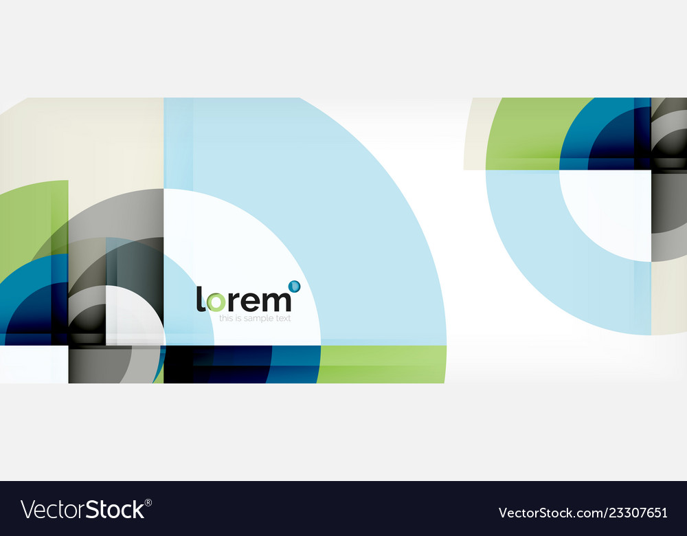 Multicolored round shapes abstract background