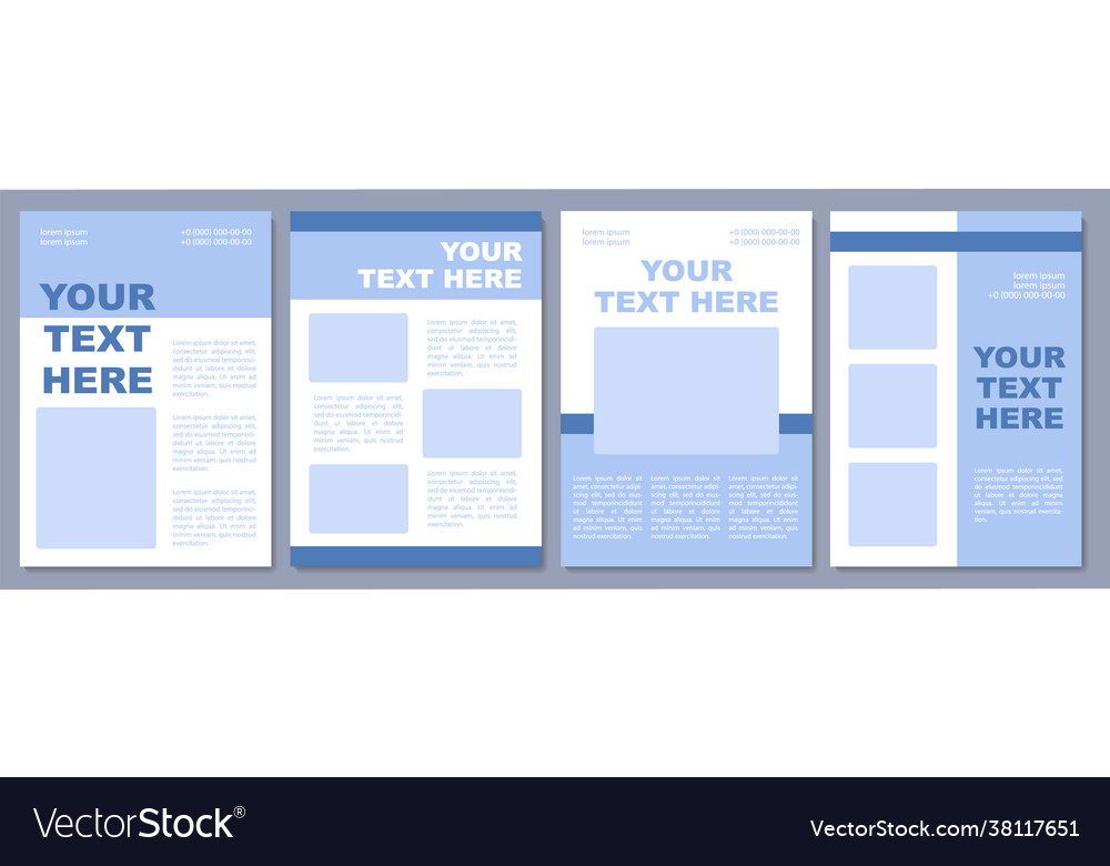 Property for sale brochure template Royalty Free Vector