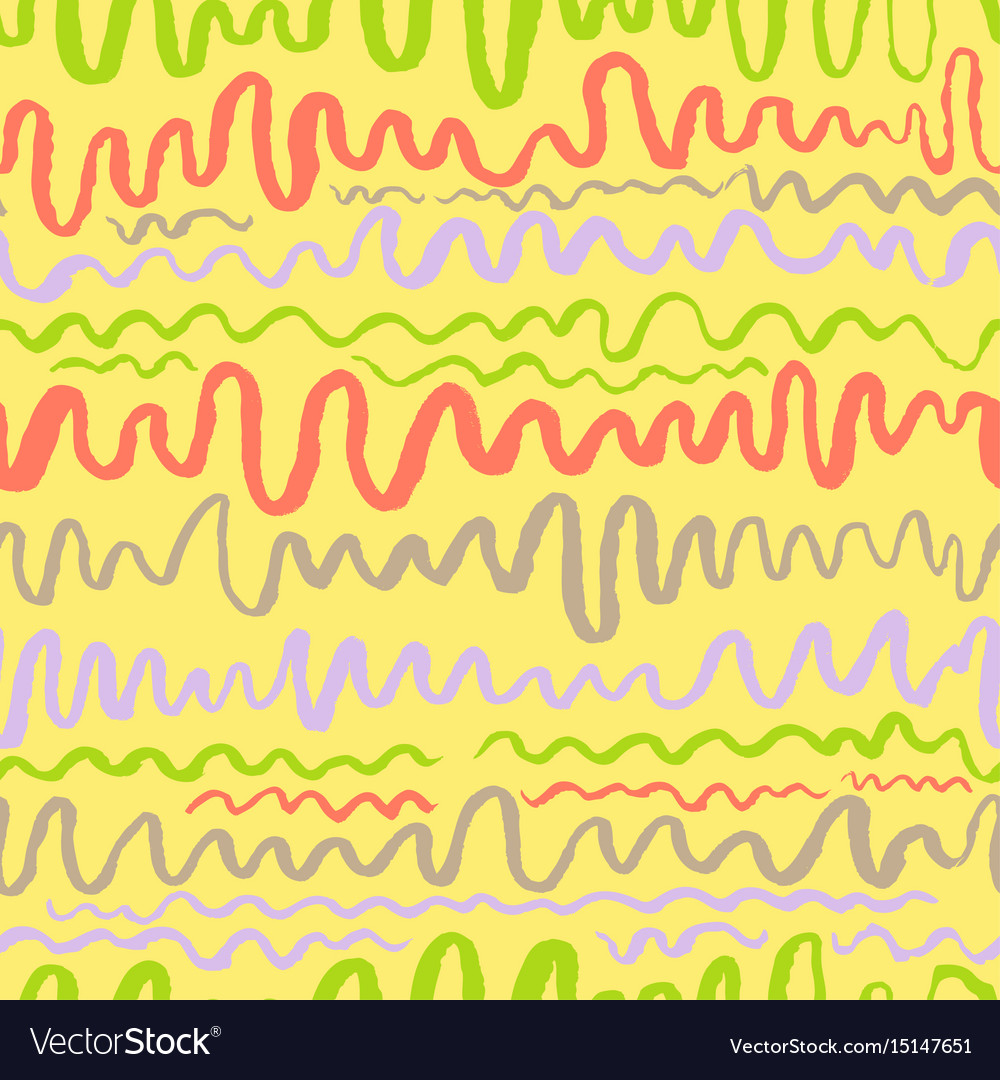 Seamless pattern with waves stripped artistic