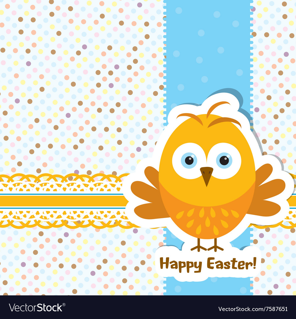 Template easter greeting card