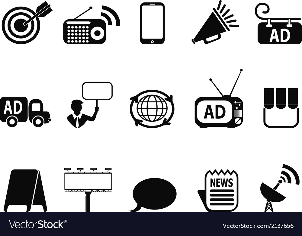 Advertising Icon Set