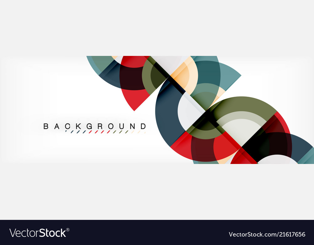 Circle abstract background Royalty Free Vector Image