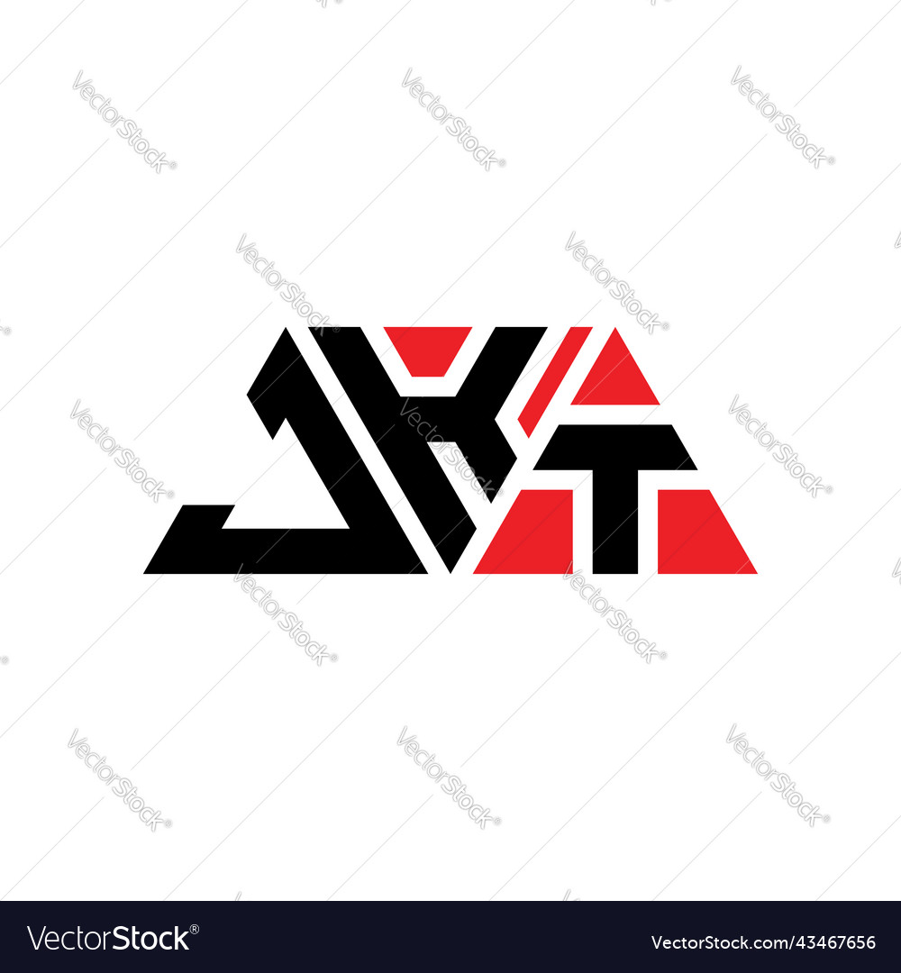 Jkt triangle letter logo design