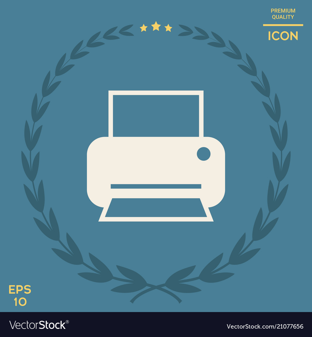 Print icon for web