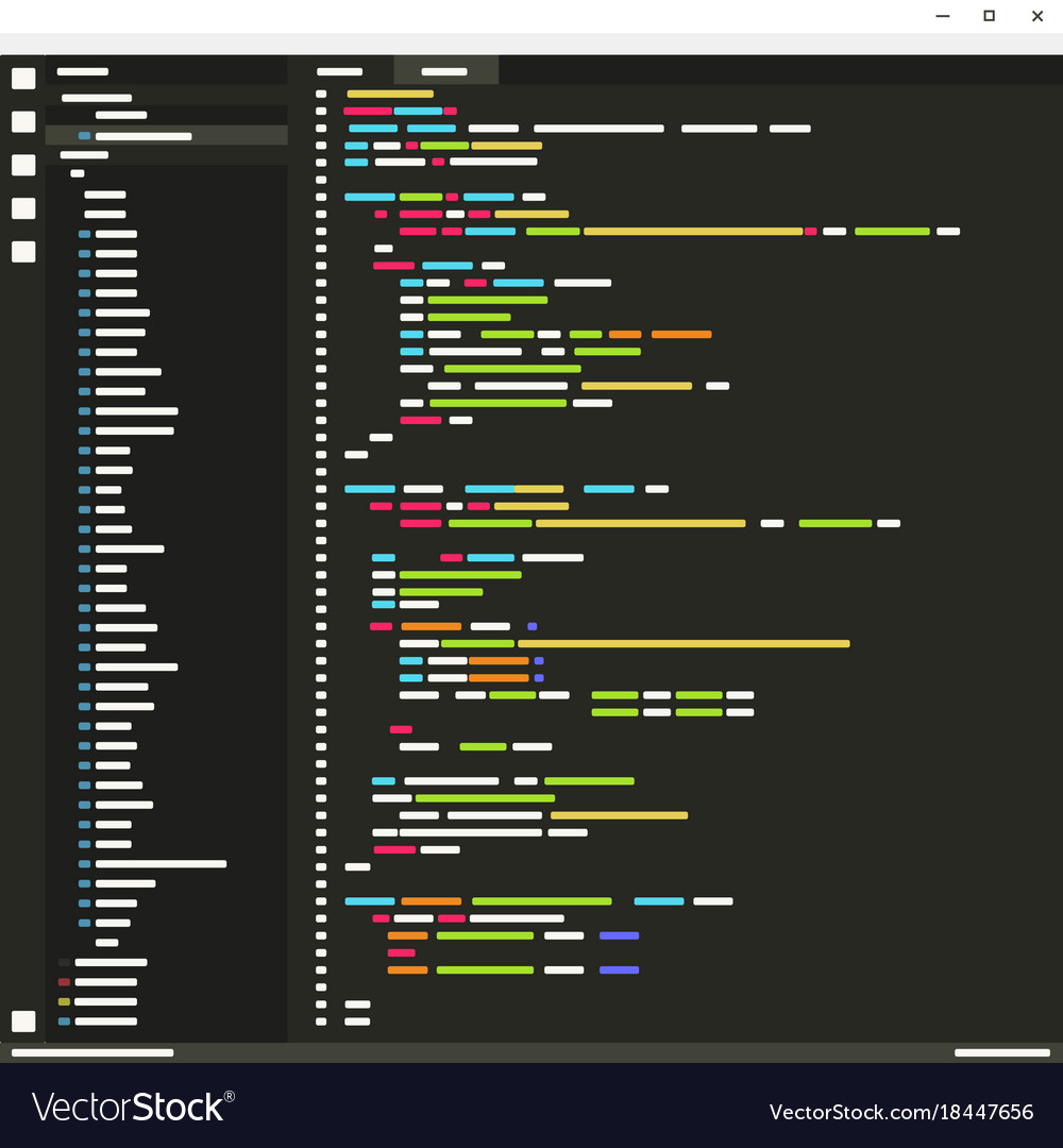 User interface concept program for code or design