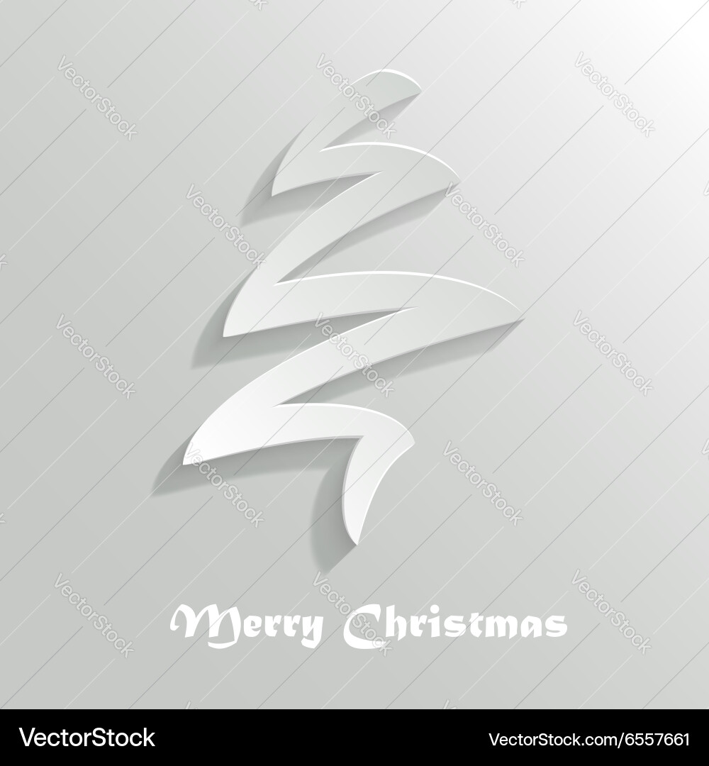 Abstract christmas tree background Royalty Free Vector Image