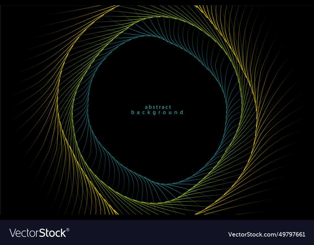 Abstract circle background gradient retro line