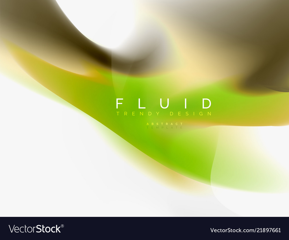 Background abstract fluid colors design vector image Background abstract fluid colors design