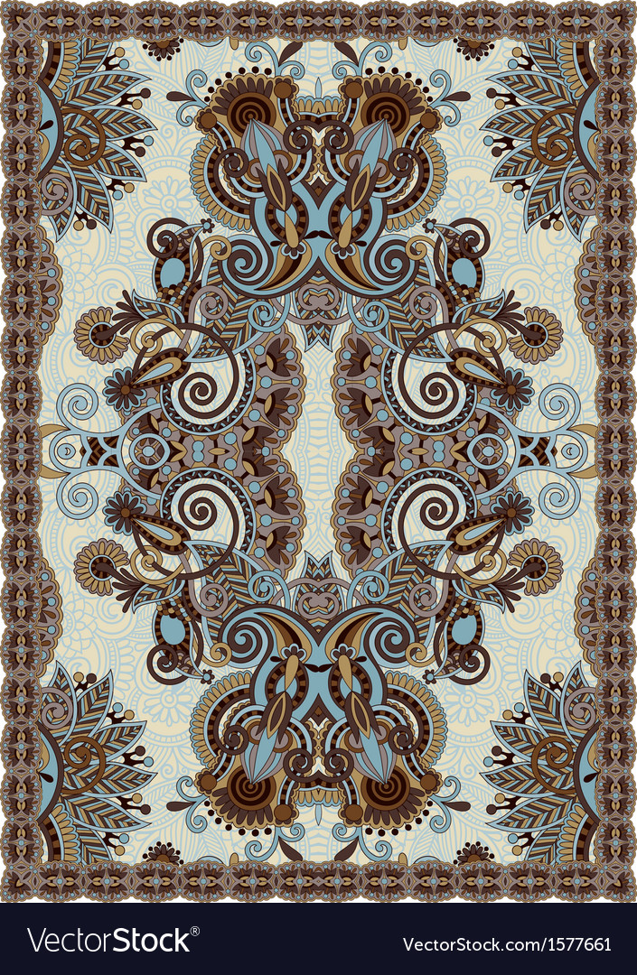 Carpet Design Royalty Free Vector Image - VectorStock