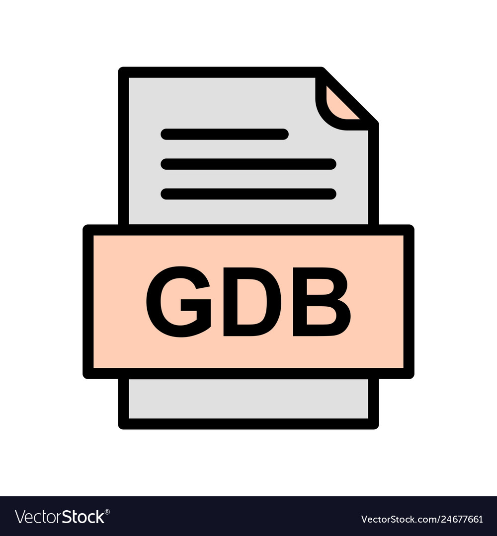 Gdb Datei Dokument-Symbol
