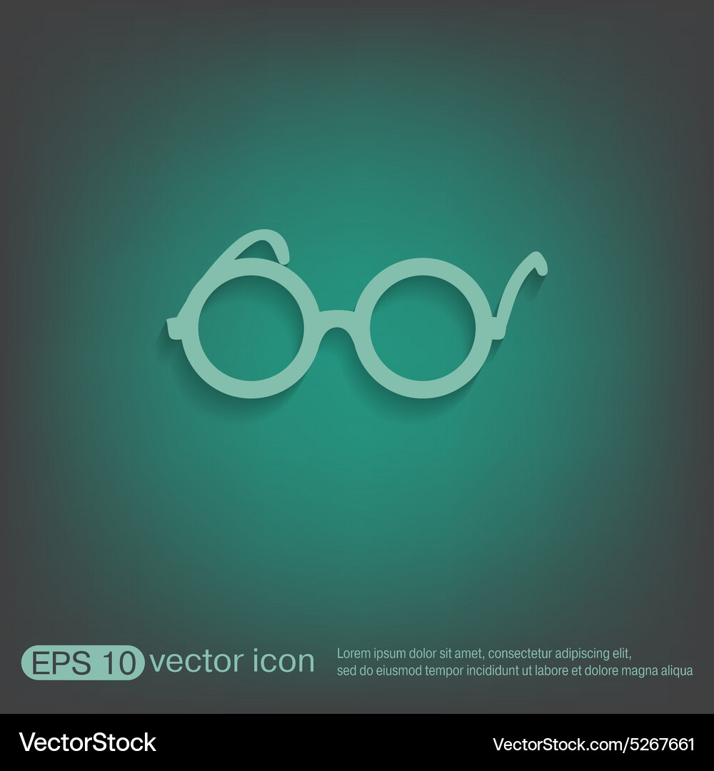 Glasses Royalty Free Vector Image - VectorStock