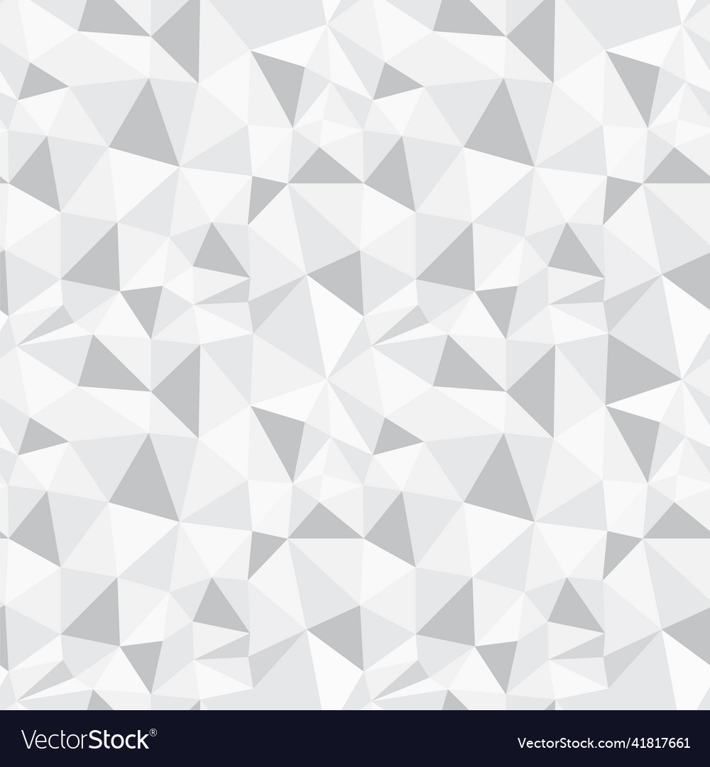 Grey triangles simple seamless geometric pattern Vector Image