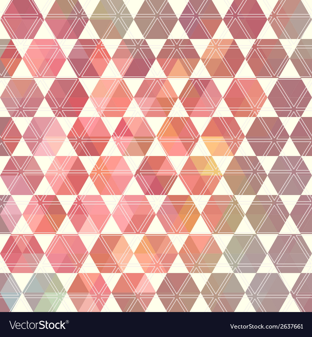 Retro pattern of geometric shapes