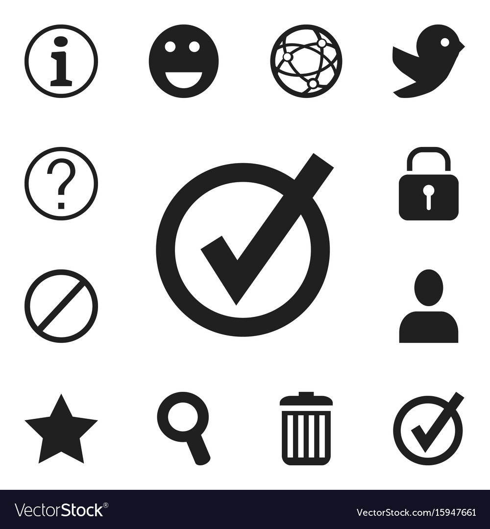 Set of 12 editable internet icons includes