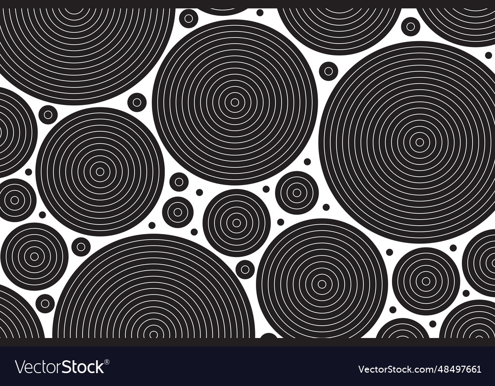 White circular lines abstract background