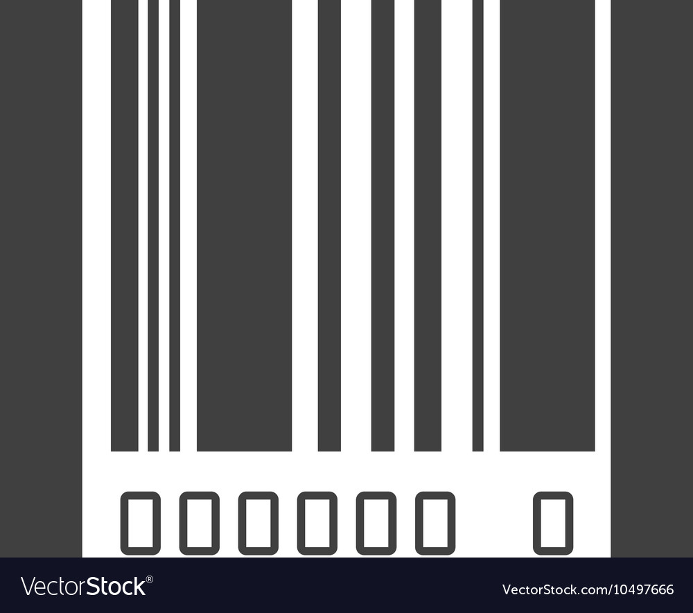 Bar code design isolated