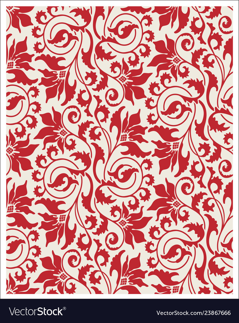 Batik design style patterns are same for fabric