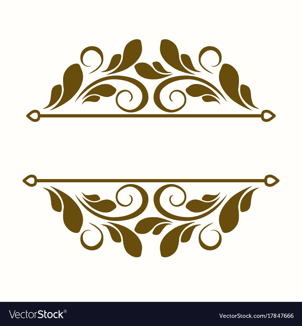 Beautiful pattern place for writing Royalty Free Vector