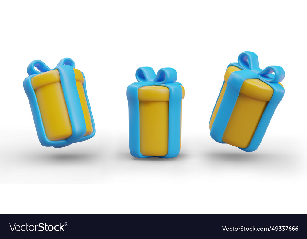 Collection with colorful boxes in different Vector Image Collection with colorful boxes in different