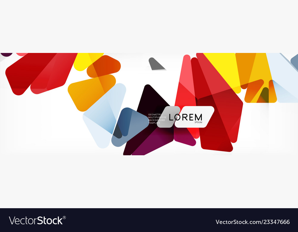 Mosaic triangular low poly style abstract Vector Image Mosaic triangular low poly style abstract