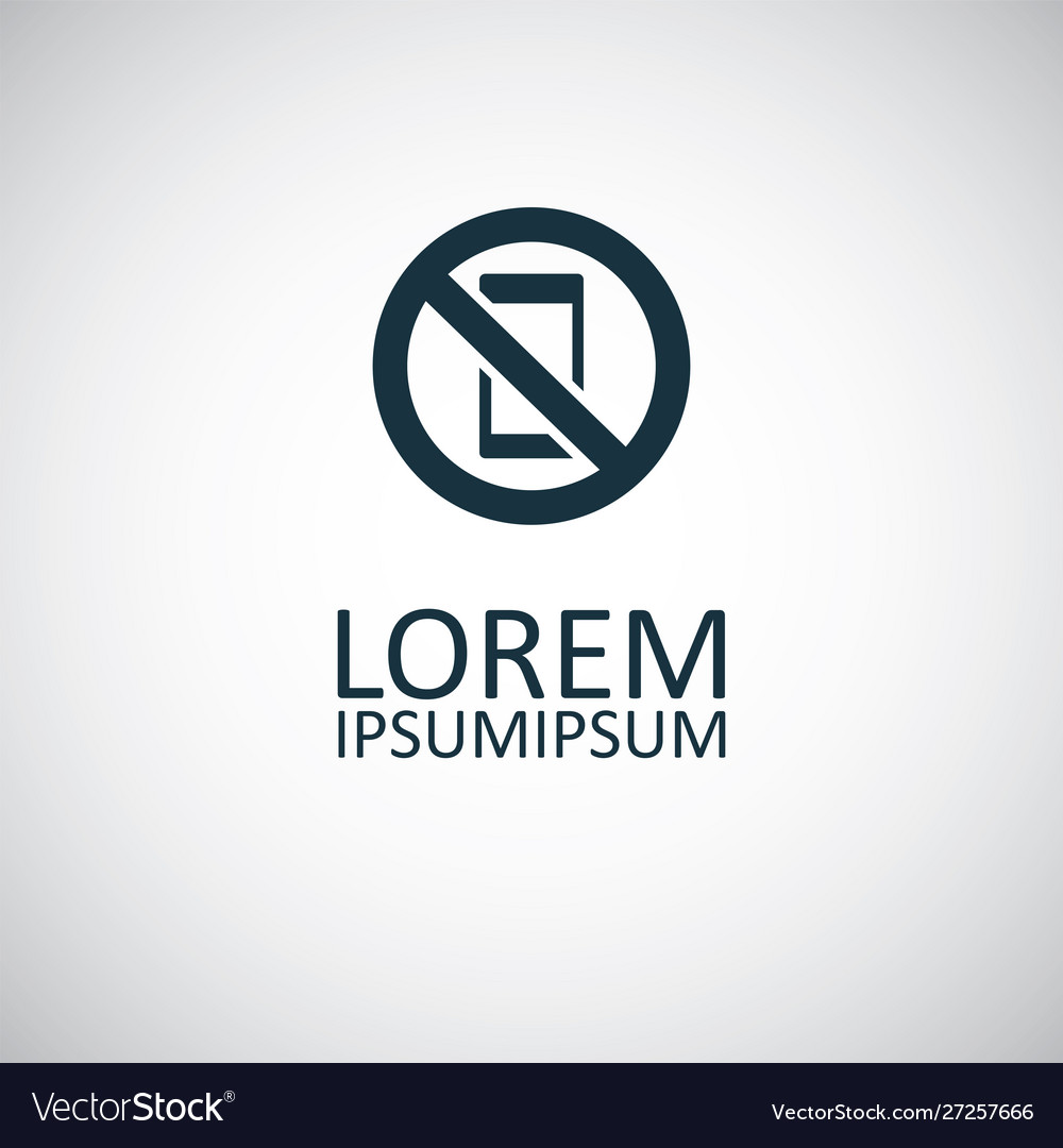 No smartphone icon for web and ui