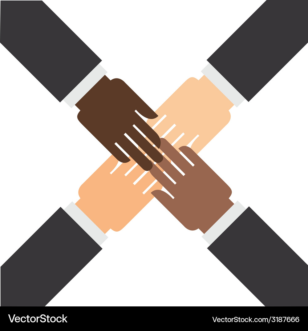 Teamwork design Royalty Free Vector Image - VectorStock