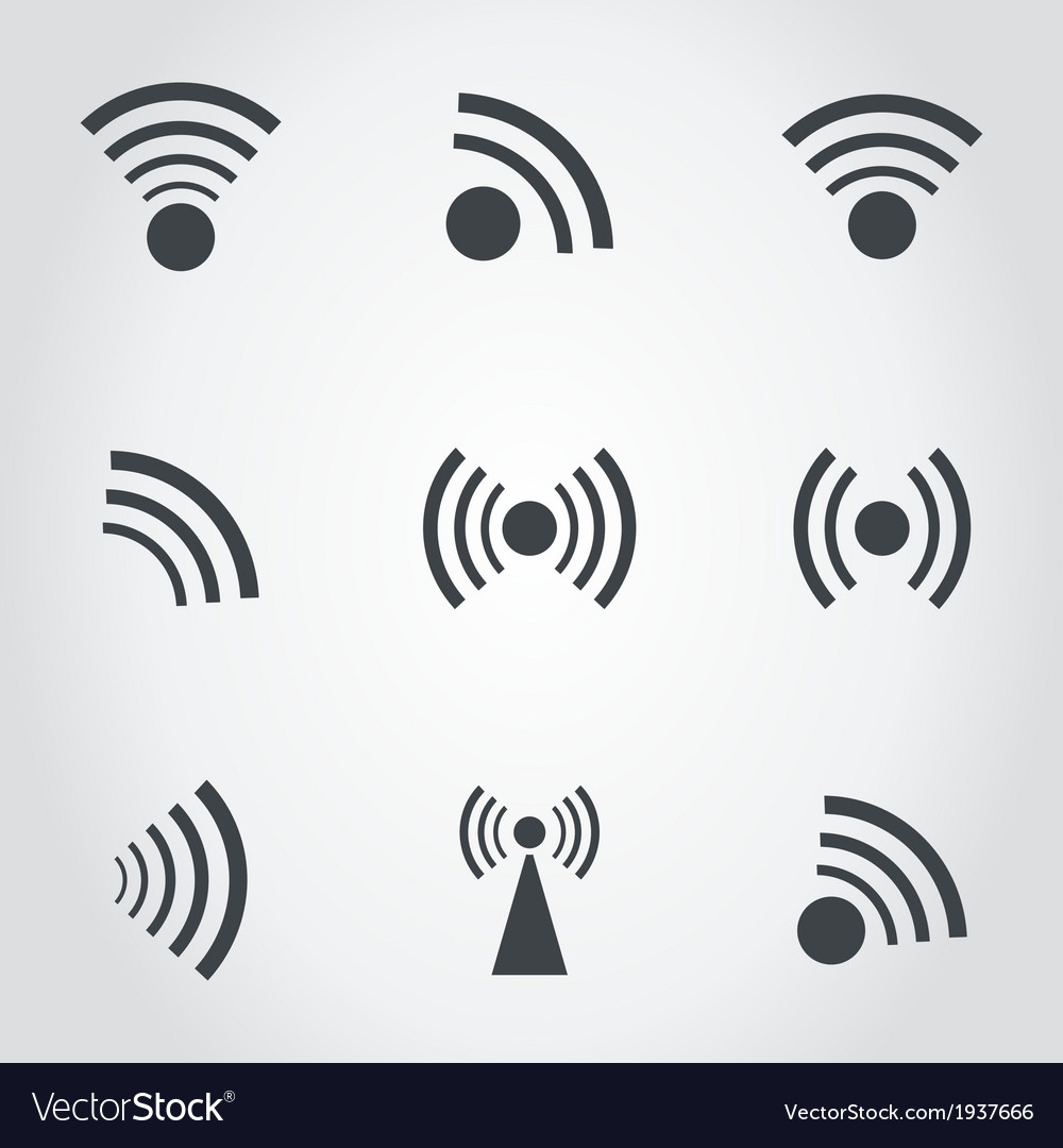 Wireless Signal Icons
