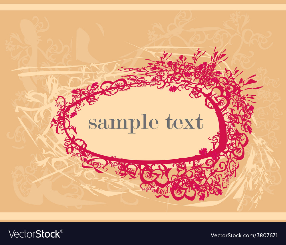 Abstract frame with space for your text