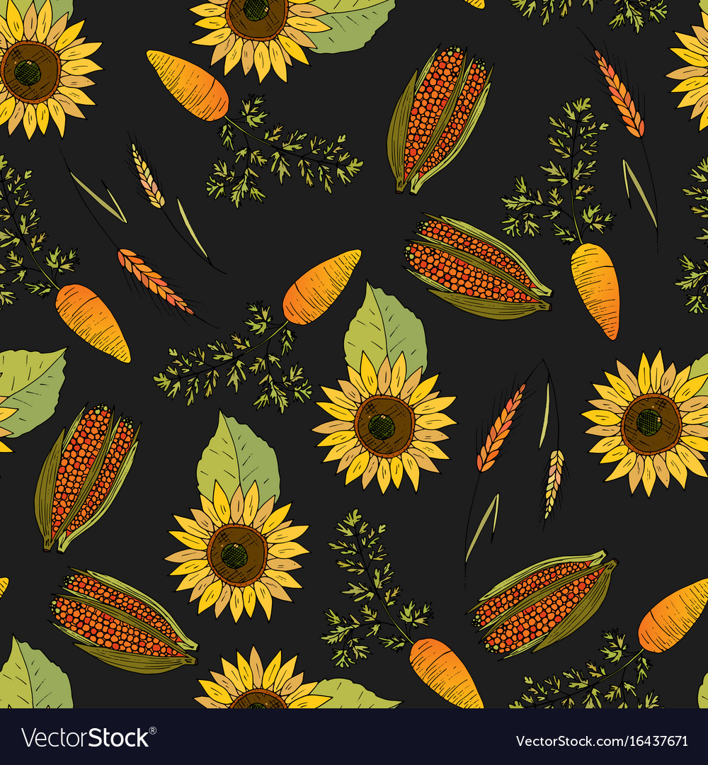 Autumn seamless pattern