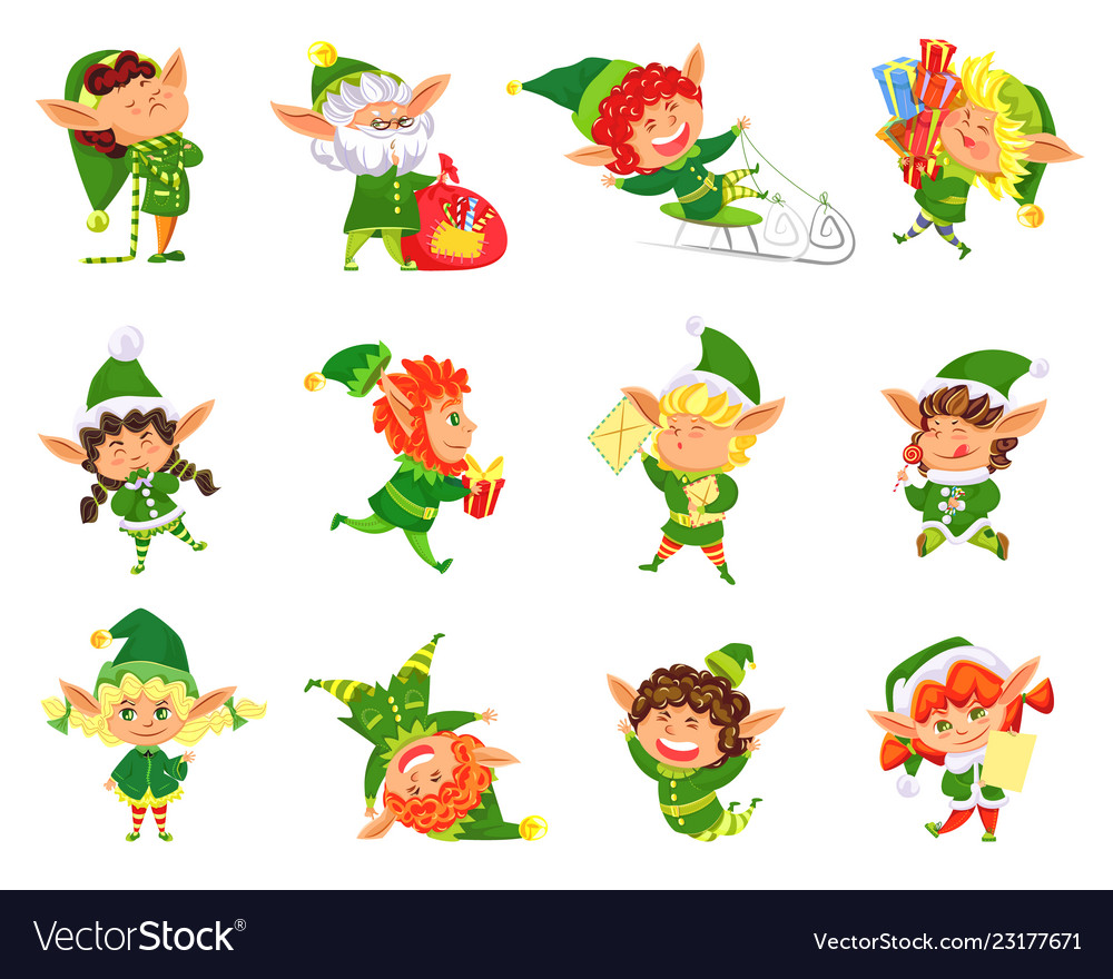 Christmas Elf Set - Winter Celebration
