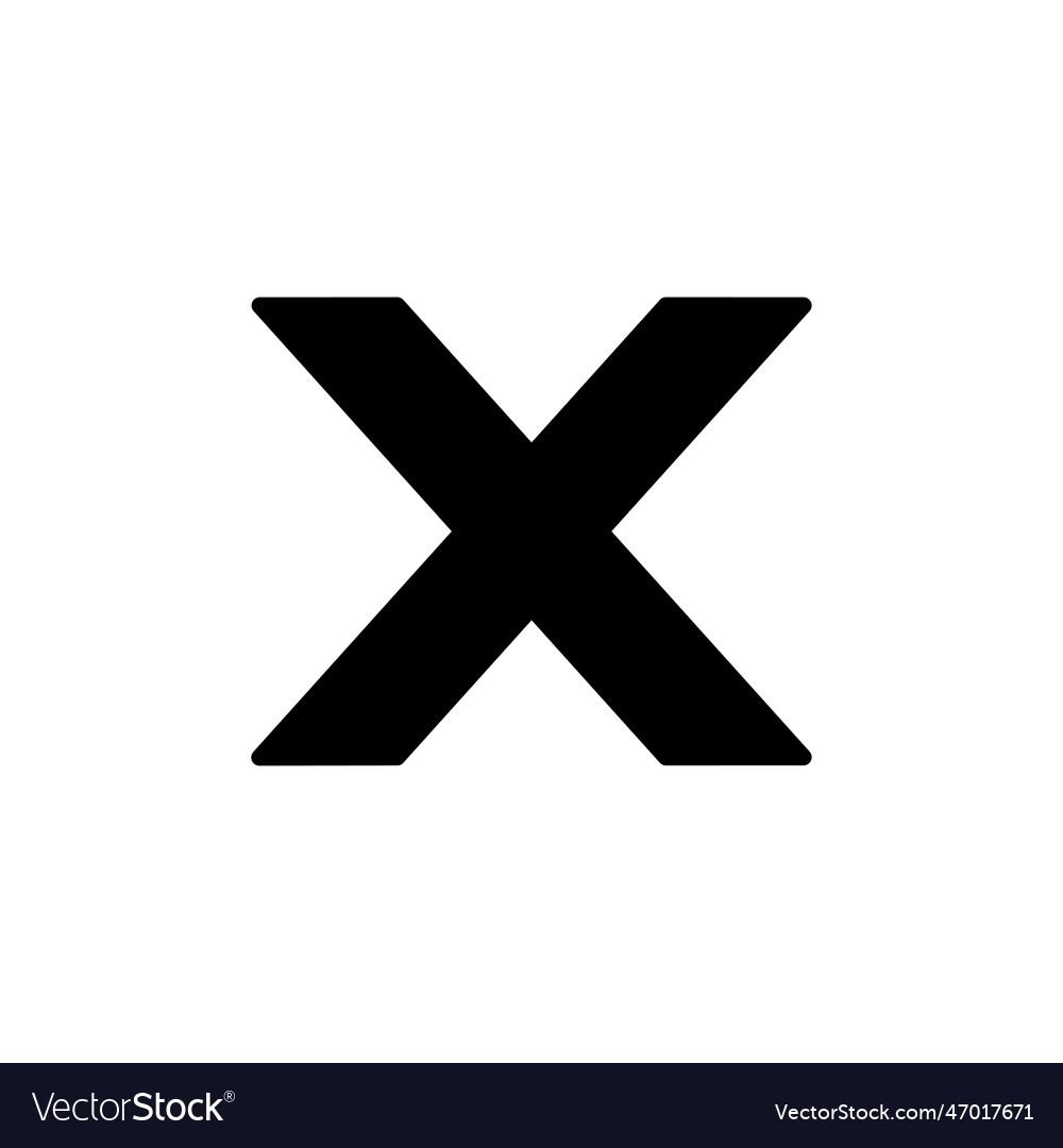 Close icon delete remove cancel exit symbol Vector Image Close icon delete remove cancel exit symbol