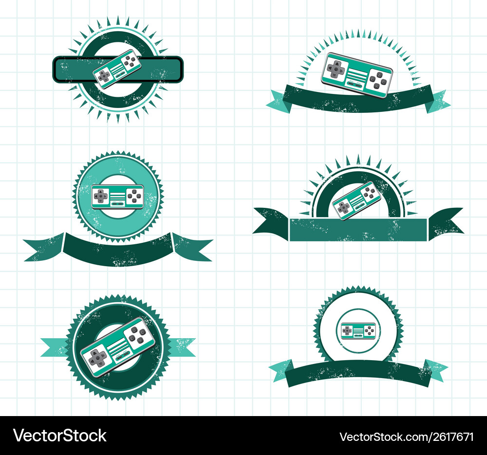 Controller design element Royalty Free Vector Image