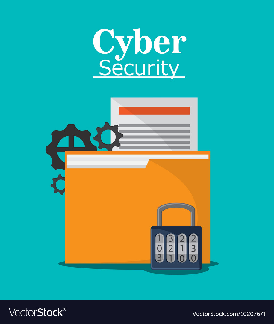 Cyber and system security icon