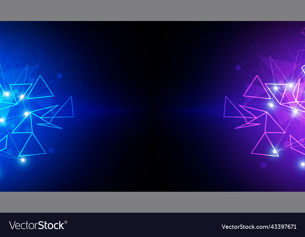 Technology background with hi-tech digital data vector image Technology background with hi-tech digital data