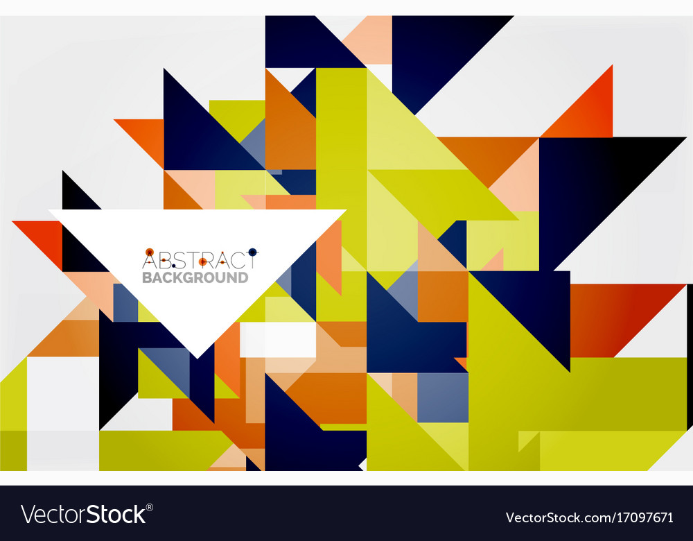 Triangle pattern design background