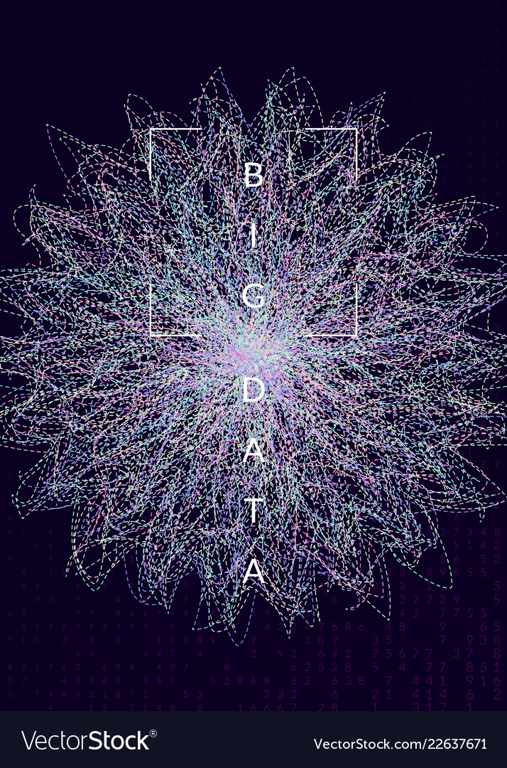 Visualization background technology for big data vector image Visualization background technology for big data