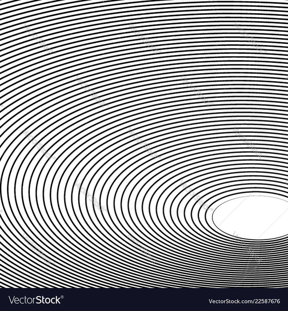 Kreismuster mit dynamischen unregelmäßigen Linien vector image Kreismuster mit dynamischen unregelmäßigen Linien