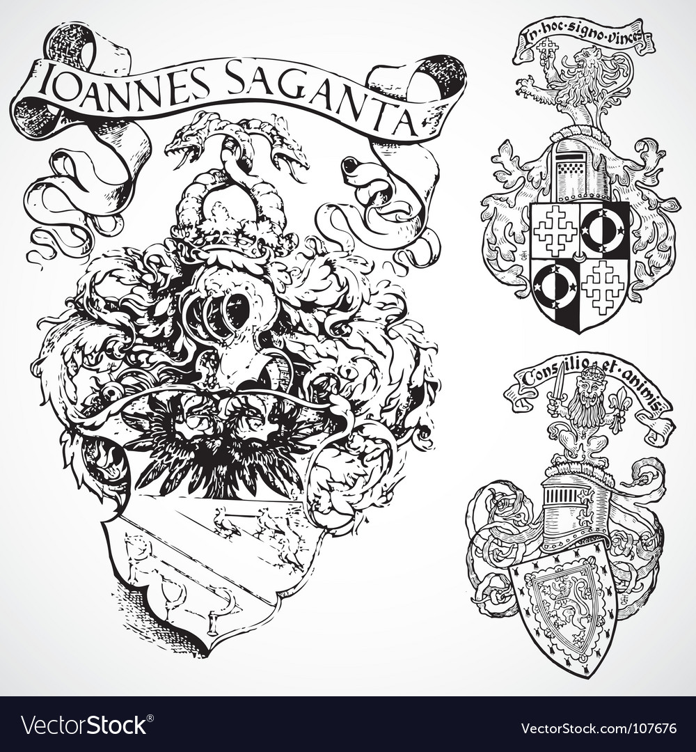 Gothic banner Royalty Free Vector Image VectorStock