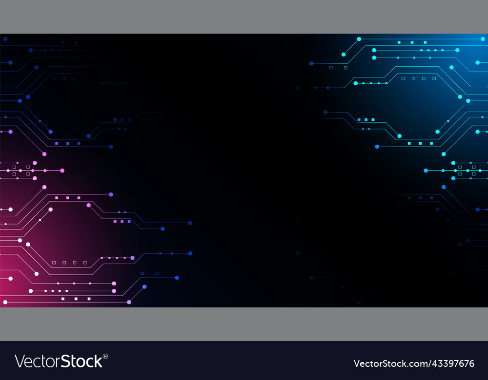 Technology background with hi-tech digital data Vector Image Technology background with hi-tech digital data