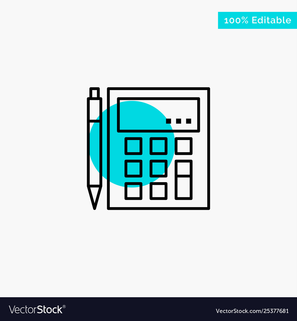 Accounting account calculate calculation vector image Accounting account calculate calculation