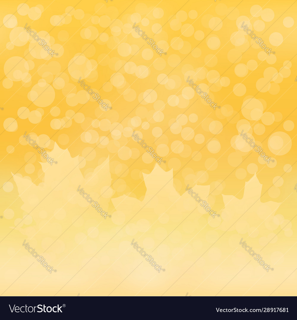 Blurred yellow fall background