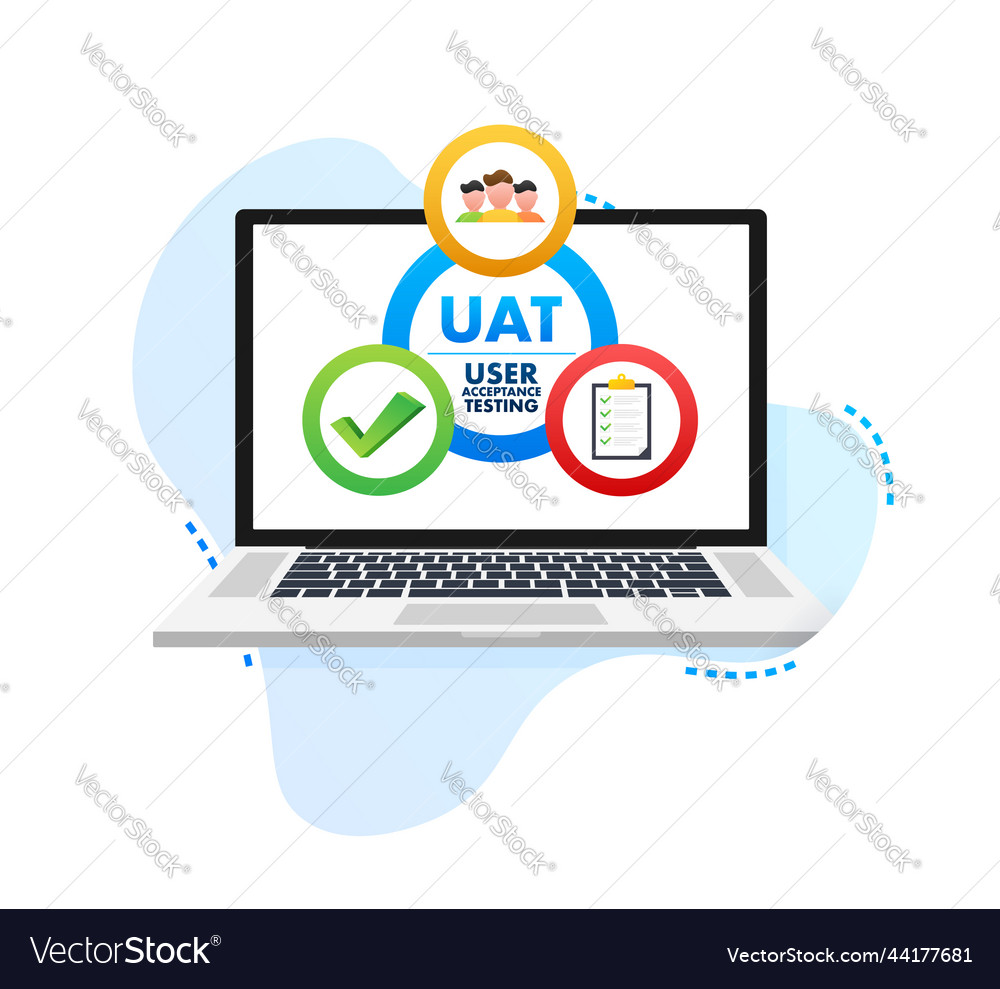 Flat web template with lms for concept design vector image Flat web template with lms for concept design