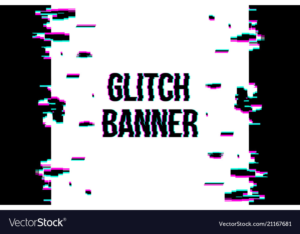 Glitch Banner Effect